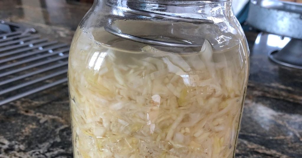 homemade sauerkraut