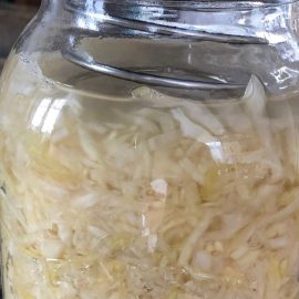 homemade sauerkraut